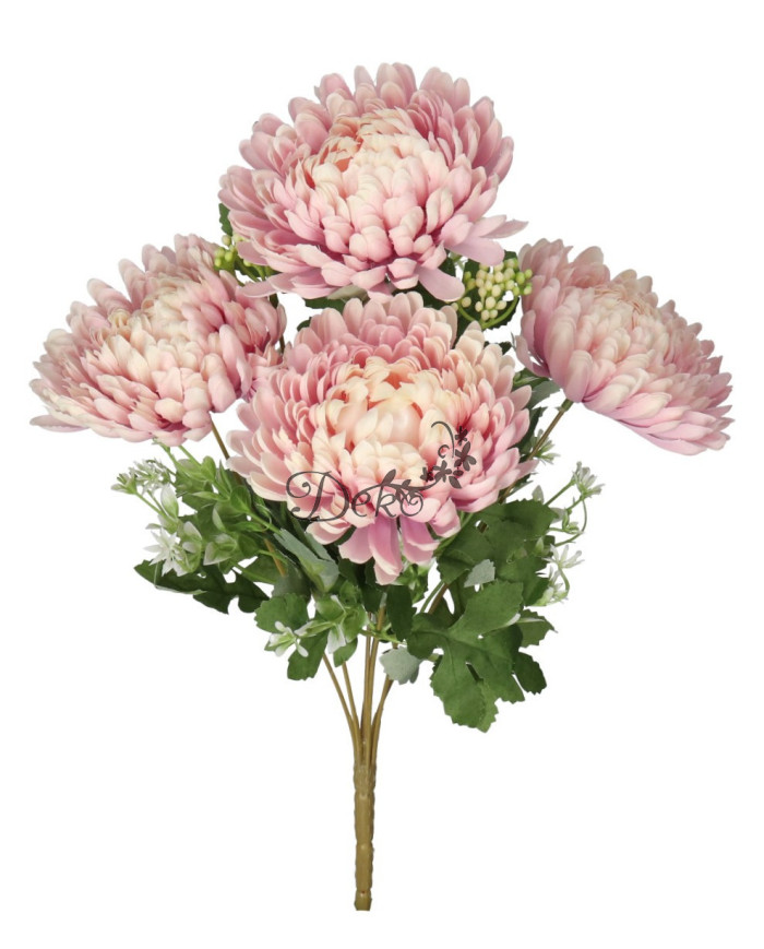 Chryzantema w bukiecie jak żywa sztuczne kwiaty 42 cm premium