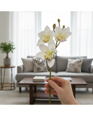 Magnolia jak żywa sztuczne kwiaty 3 główki 53cm