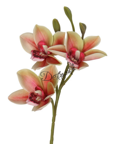 Magnolia jak żywa sztuczne kwiaty 3 główki 53cm