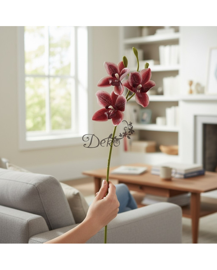 Magnolia jak żywa sztuczne kwiaty 3 główki 53cm