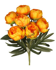 Piwonia peonia sztuczne kwiaty w bukiecie 44cm 7główek
