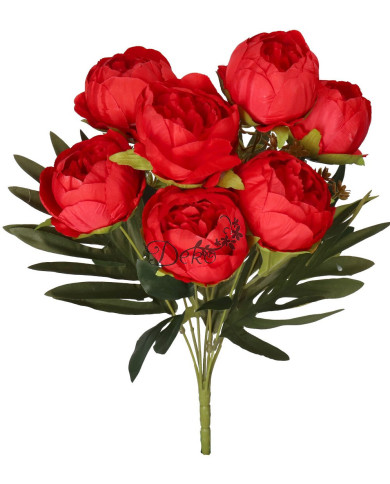 Piwonia peonia sztuczne kwiaty w bukiecie 44cm 7główek