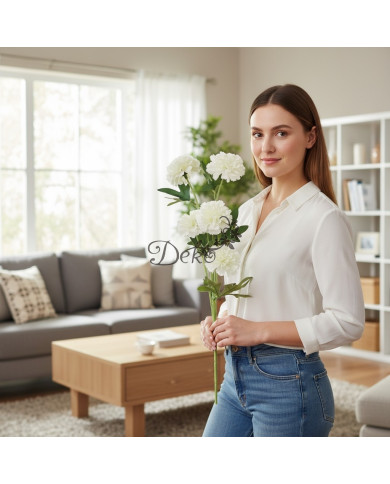Goździk goździki jak żywe sztuczne kwiaty 5 główek 68cm