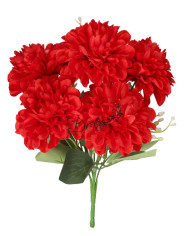 Dalia w bukiecie sztuczne kwiaty jak żywe 30cm 5 główek