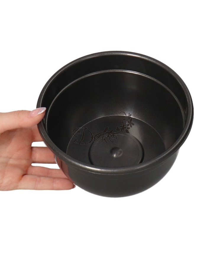 Doniczka na grób cmentarz plastikowa podkład 16cm