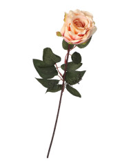 Róża pojedyncza sztuczne kwiaty jak żywa 72 cm