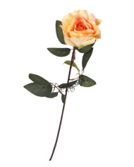 Róża pojedyncza sztuczne kwiaty jak żywa 72 cm