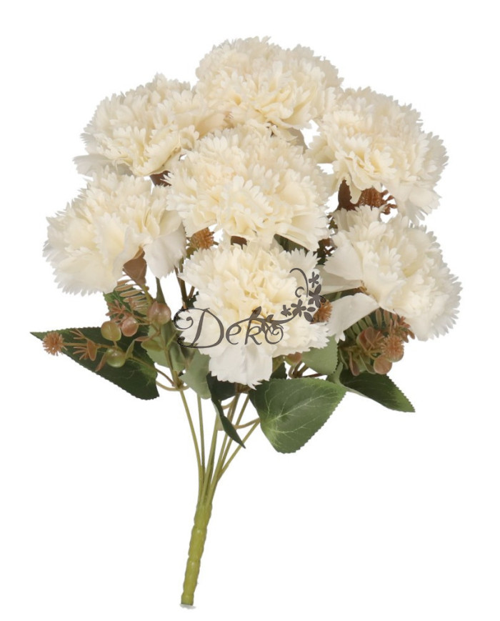 Goździk goździki bukiet sztuczne kwiaty jak żywe 43 cm