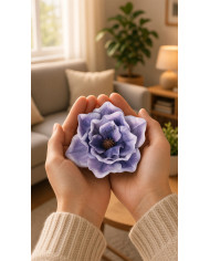 Amarylis magnolia główka do wyrabiania 15cm jak żywa sztuczne kwiaty
