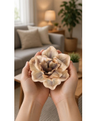 Amarylis magnolia główka do wyrabiania 15cm jak żywa sztuczne kwiaty