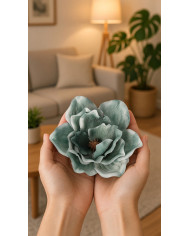 Amarylis magnolia główka do wyrabiania 15cm jak żywa sztuczne kwiaty
