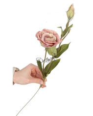 Eustoma sztuczne kwiaty jak żywe 50 cm gałązka