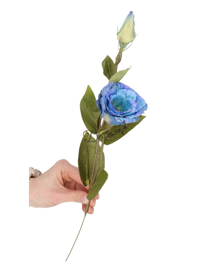 Eustoma sztuczne kwiaty jak żywe 50 cm gałązka
