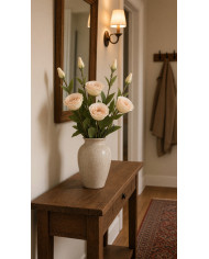 Eustoma sztuczne kwiaty jak żywe 50 cm gałązka