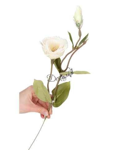 Eustoma sztuczne kwiaty jak żywe 50 cm gałązka