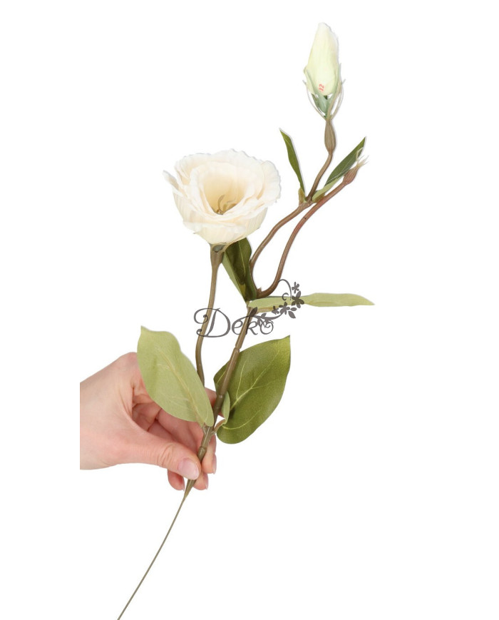 Eustoma sztuczne kwiaty jak żywe 50 cm gałązka