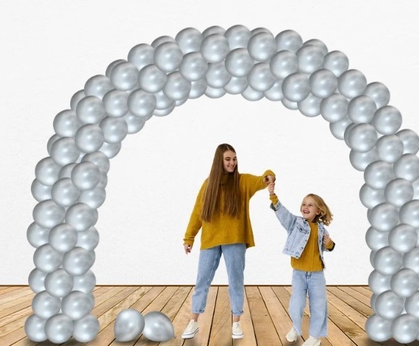 BALONY NA URODZINY ZESTAW BALONÓW 50SZT ŚLUB PARTY