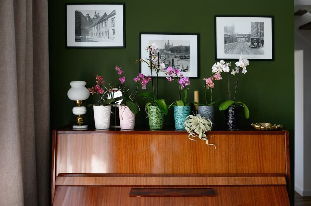 Doniczka ceramiczna osłonka biała do storczyka